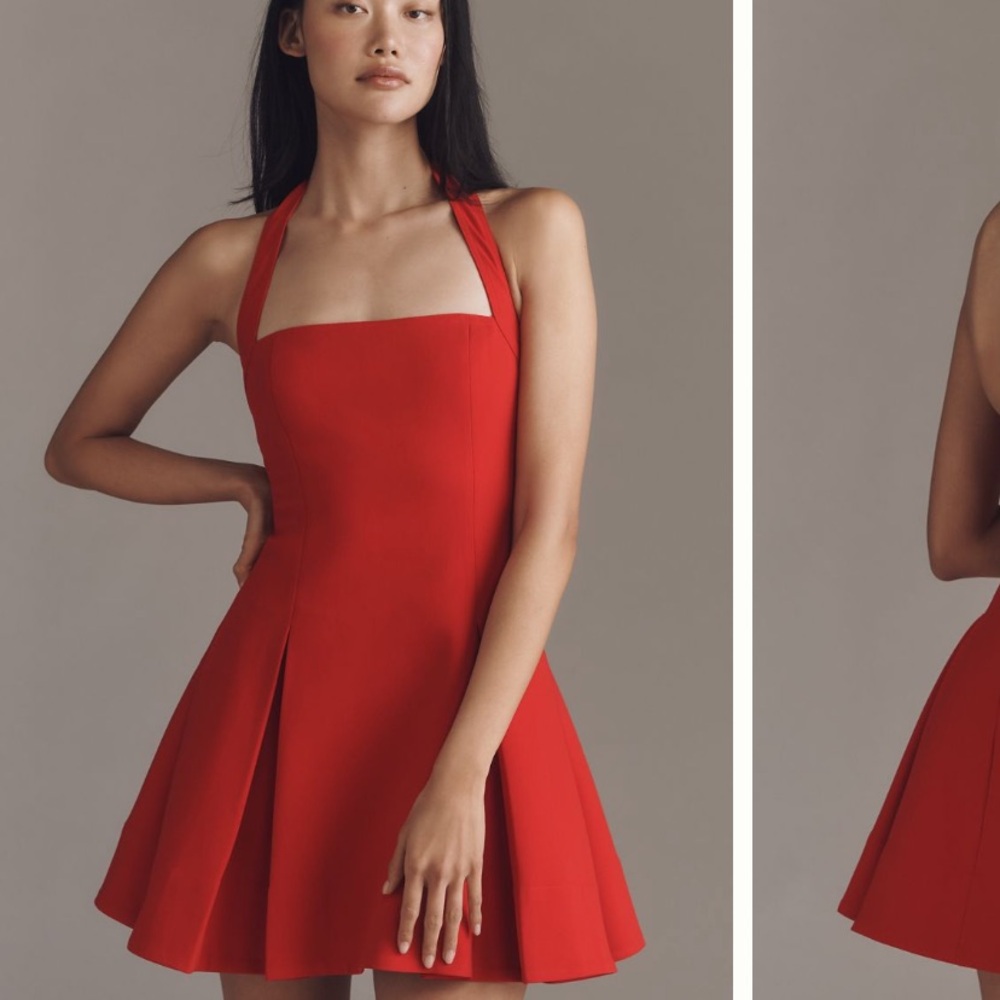 ASTR The Label Lilibeth Halter Neck Mini Dress